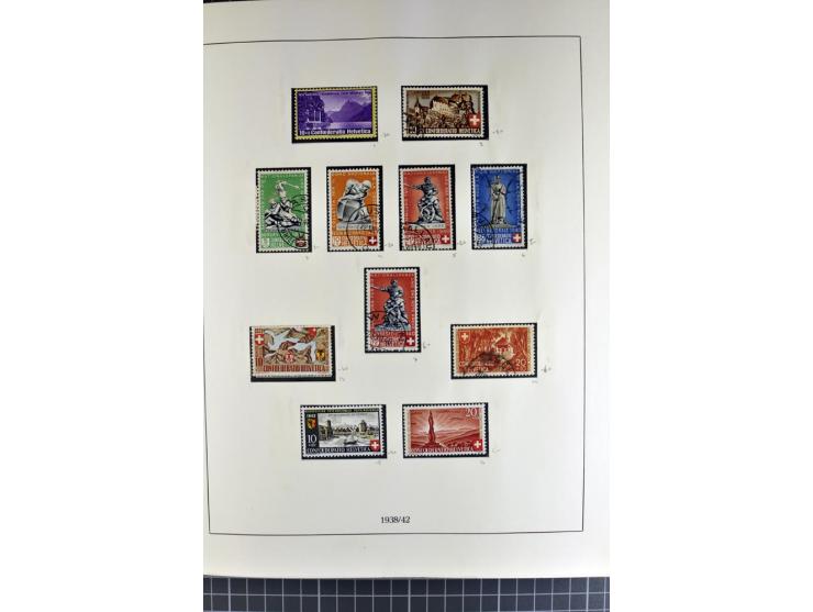 1843/1976, postfrische, ungebrauchte und gestempelte Sammlung mit u.a. Zürich Mi.-Nr. 2II (Attest), Bundespost Mi.-Nr. 4, 5I,