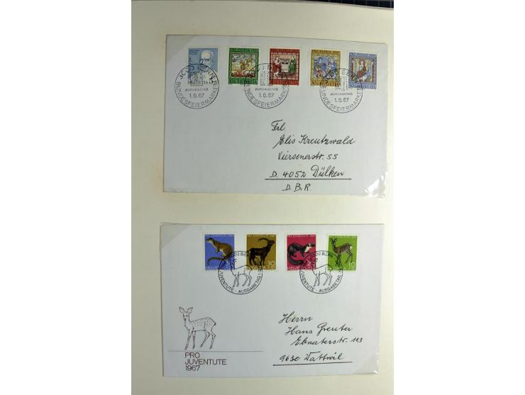 1845/2011, postfrische, ungebrauchte und gestempelte Sammlung mit u.a. Basel Mi.-Nr. 1 (Altsignaturen), Bundespost Mi.-Nr. 42