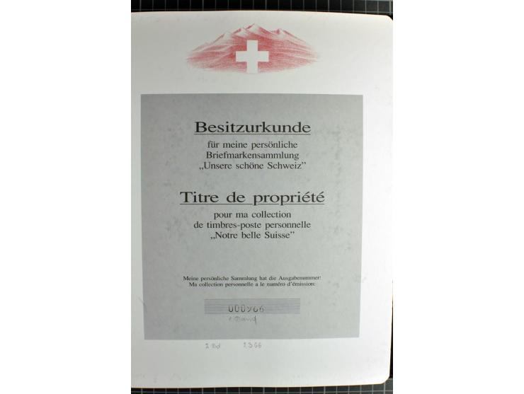 1845/2011, postfrische, ungebrauchte und gestempelte Sammlung mit u.a. Basel Mi.-Nr. 1 (Altsignaturen), Bundespost Mi.-Nr. 42
