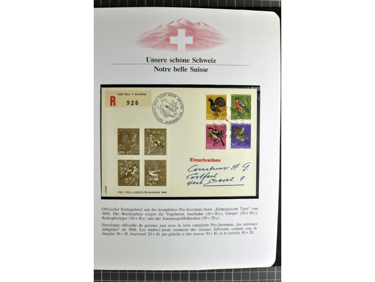 1845/2011, postfrische, ungebrauchte und gestempelte Sammlung mit u.a. Basel Mi.-Nr. 1 (Altsignaturen), Bundespost Mi.-Nr. 42
