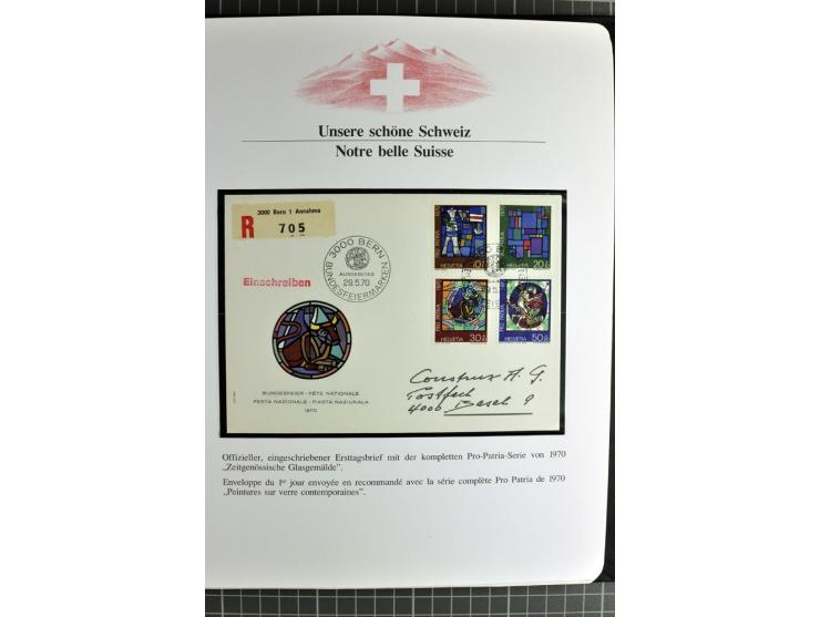 1845/2011, postfrische, ungebrauchte und gestempelte Sammlung mit u.a. Basel Mi.-Nr. 1 (Altsignaturen), Bundespost Mi.-Nr. 42