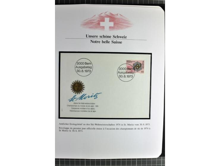 1845/2011, postfrische, ungebrauchte und gestempelte Sammlung mit u.a. Basel Mi.-Nr. 1 (Altsignaturen), Bundespost Mi.-Nr. 42
