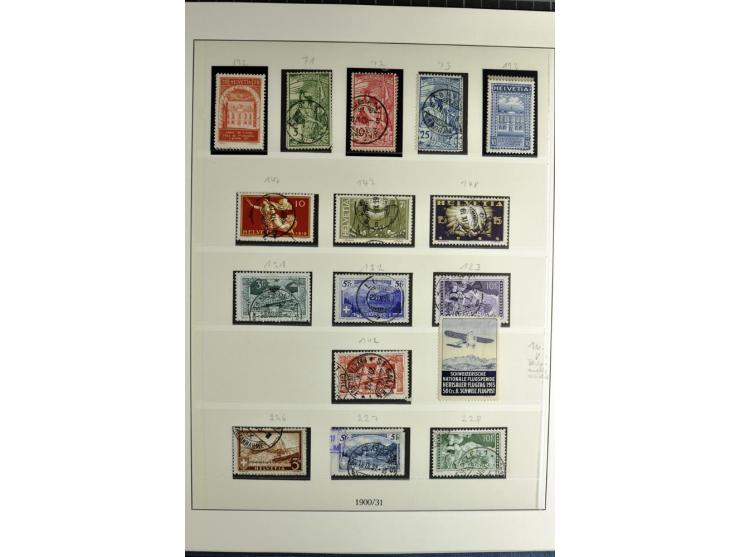1845/2011, postfrische, ungebrauchte und gestempelte Sammlung mit u.a. Basel Mi.-Nr. 1 (Altsignaturen), Bundespost Mi.-Nr. 42