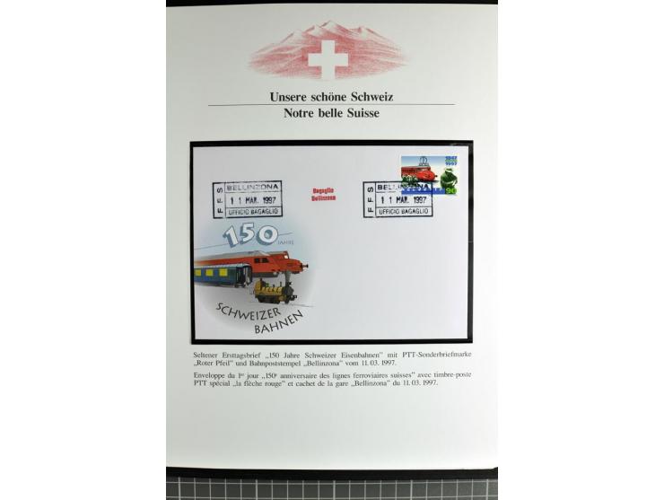 1845/2011, postfrische, ungebrauchte und gestempelte Sammlung mit u.a. Basel Mi.-Nr. 1 (Altsignaturen), Bundespost Mi.-Nr. 42