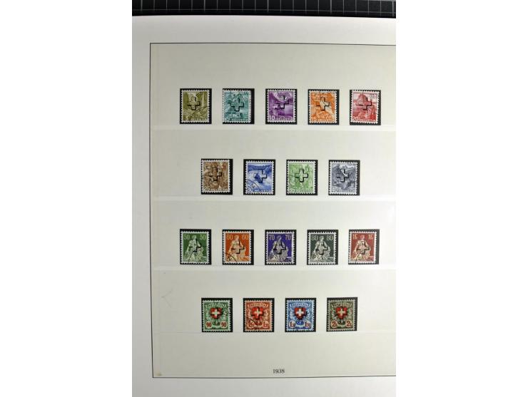 1845/2011, postfrische, ungebrauchte und gestempelte Sammlung mit u.a. Basel Mi.-Nr. 1 (Altsignaturen), Bundespost Mi.-Nr. 42