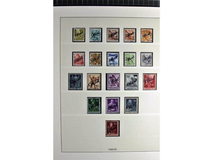 1845/2011, postfrische, ungebrauchte und gestempelte Sammlung mit u.a. Basel Mi.-Nr. 1 (Altsignaturen), Bundespost Mi.-Nr. 42
