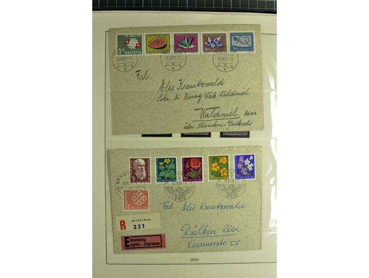 1845/2011, postfrische, ungebrauchte und gestempelte Sammlung mit u.a. Basel Mi.-Nr. 1 (Altsignaturen), Bundespost Mi.-Nr. 42