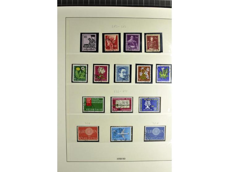 1845/2011, postfrische, ungebrauchte und gestempelte Sammlung mit u.a. Basel Mi.-Nr. 1 (Altsignaturen), Bundespost Mi.-Nr. 42