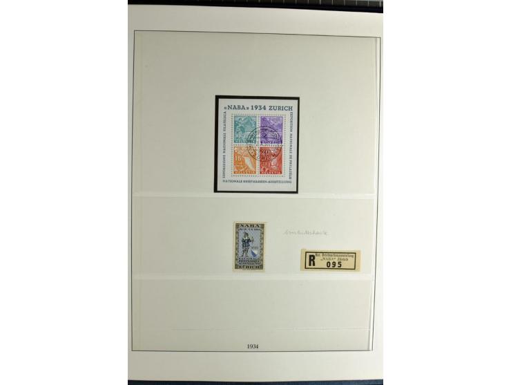 1845/2011, postfrische, ungebrauchte und gestempelte Sammlung mit u.a. Basel Mi.-Nr. 1 (Altsignaturen), Bundespost Mi.-Nr. 42