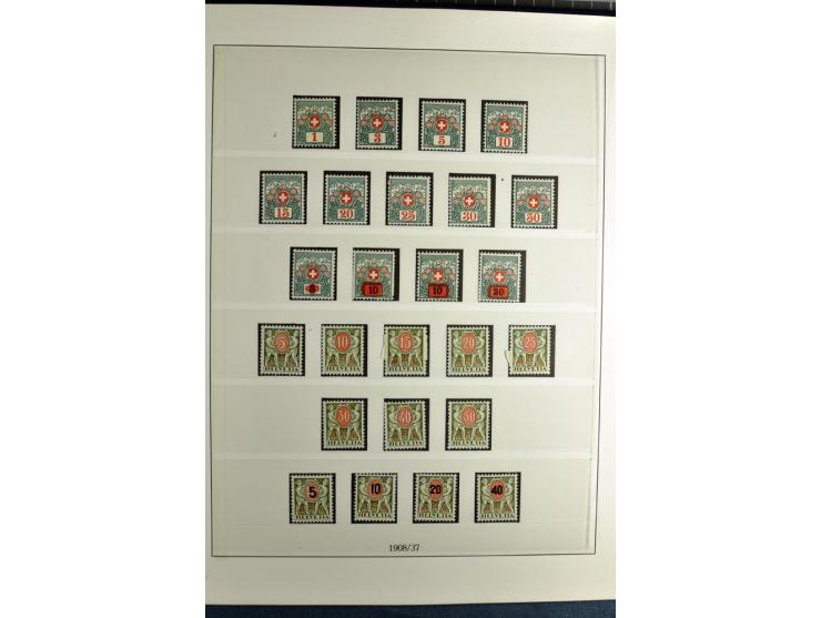 1845/2011, postfrische, ungebrauchte und gestempelte Sammlung mit u.a. Basel Mi.-Nr. 1 (Altsignaturen), Bundespost Mi.-Nr. 42