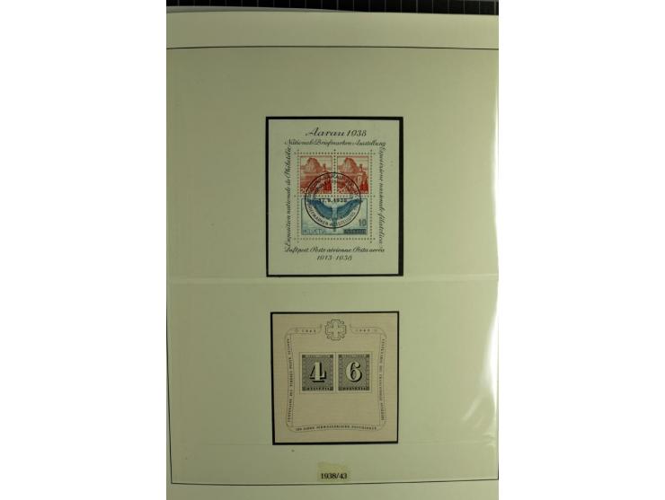 1845/2011, postfrische, ungebrauchte und gestempelte Sammlung mit u.a. Basel Mi.-Nr. 1 (Altsignaturen), Bundespost Mi.-Nr. 42