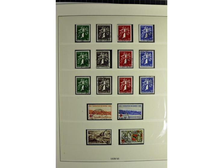 1845/2011, postfrische, ungebrauchte und gestempelte Sammlung mit u.a. Basel Mi.-Nr. 1 (Altsignaturen), Bundespost Mi.-Nr. 42