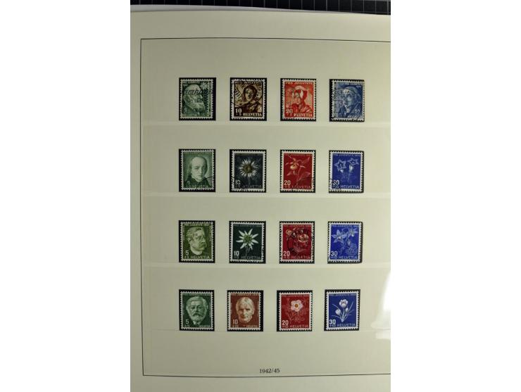 1845/2011, postfrische, ungebrauchte und gestempelte Sammlung mit u.a. Basel Mi.-Nr. 1 (Altsignaturen), Bundespost Mi.-Nr. 42