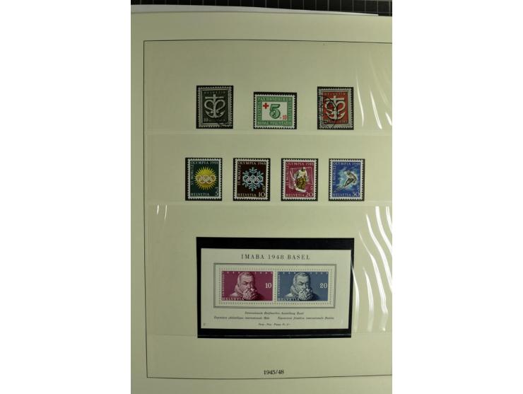 1845/2011, postfrische, ungebrauchte und gestempelte Sammlung mit u.a. Basel Mi.-Nr. 1 (Altsignaturen), Bundespost Mi.-Nr. 42