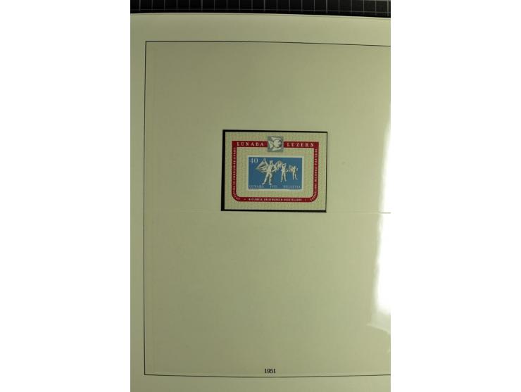 1845/2011, postfrische, ungebrauchte und gestempelte Sammlung mit u.a. Basel Mi.-Nr. 1 (Altsignaturen), Bundespost Mi.-Nr. 42