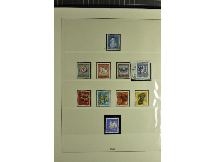 1845/2011, postfrische, ungebrauchte und gestempelte Sammlung mit u.a. Basel Mi.-Nr. 1 (Altsignaturen), Bundespost Mi.-Nr. 42