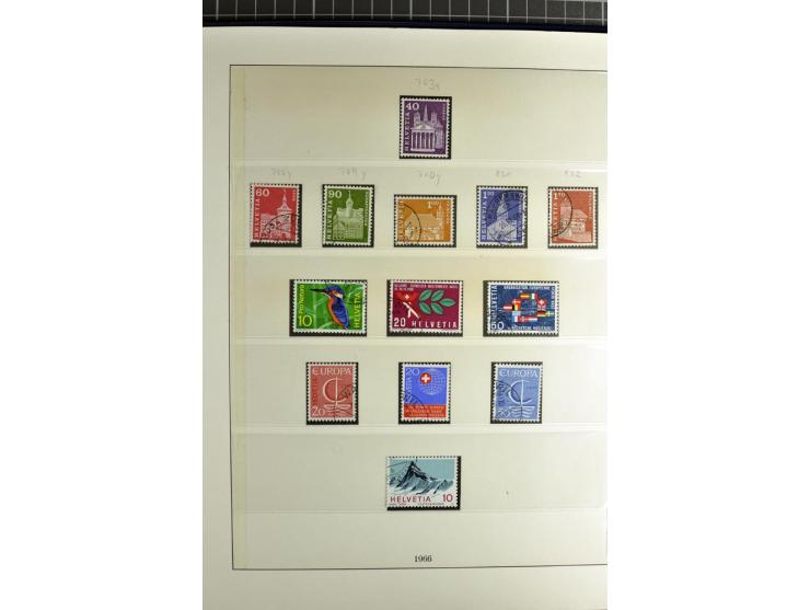 1845/2011, postfrische, ungebrauchte und gestempelte Sammlung mit u.a. Basel Mi.-Nr. 1 (Altsignaturen), Bundespost Mi.-Nr. 42