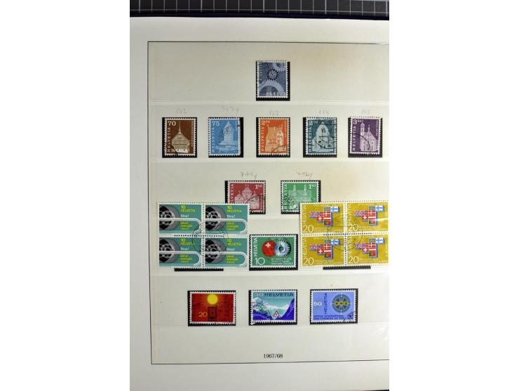 1845/2011, postfrische, ungebrauchte und gestempelte Sammlung mit u.a. Basel Mi.-Nr. 1 (Altsignaturen), Bundespost Mi.-Nr. 42