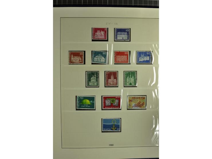 1845/2011, postfrische, ungebrauchte und gestempelte Sammlung mit u.a. Basel Mi.-Nr. 1 (Altsignaturen), Bundespost Mi.-Nr. 42