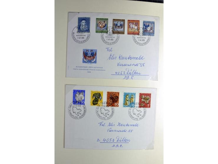 1845/2011, postfrische, ungebrauchte und gestempelte Sammlung mit u.a. Basel Mi.-Nr. 1 (Altsignaturen), Bundespost Mi.-Nr. 42