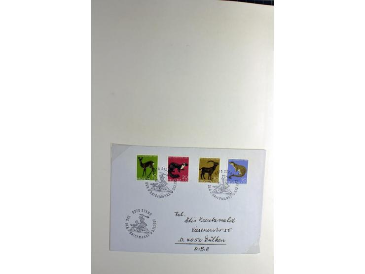1845/2011, postfrische, ungebrauchte und gestempelte Sammlung mit u.a. Basel Mi.-Nr. 1 (Altsignaturen), Bundespost Mi.-Nr. 42