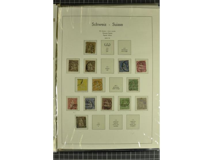 1850/2007, postfrische, ungebrauchte und gestempelte Sammlung mit allen Blocks, PAX, Dienst, Ämtern etc., oft in beiden Erhal