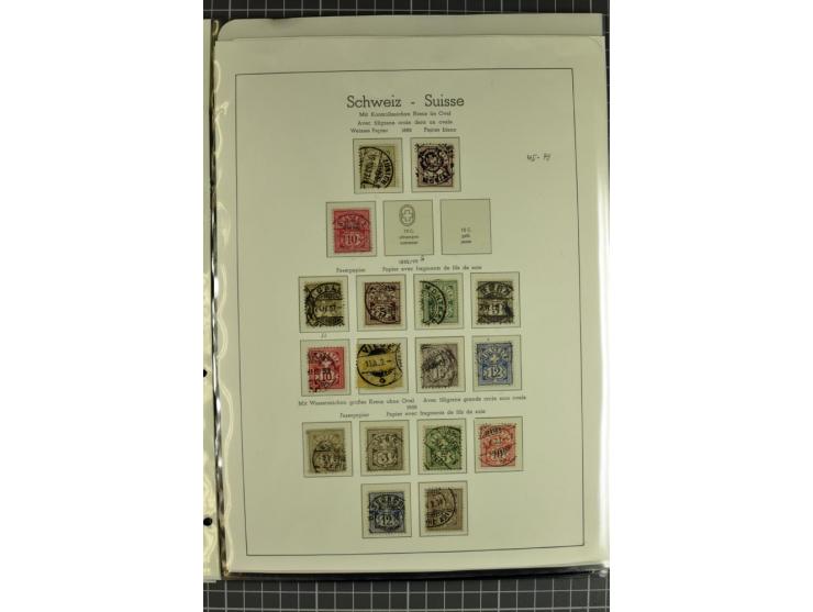 1850/2007, postfrische, ungebrauchte und gestempelte Sammlung mit allen Blocks, PAX, Dienst, Ämtern etc., oft in beiden Erhal