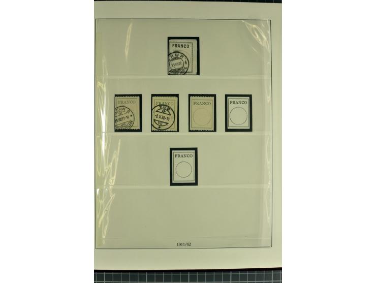 1850/2007, postfrische, ungebrauchte und gestempelte Sammlung mit allen Blocks, PAX, Dienst, Ämtern etc., oft in beiden Erhal