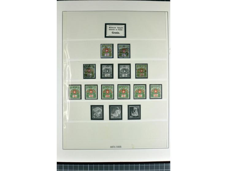 1850/2007, postfrische, ungebrauchte und gestempelte Sammlung mit allen Blocks, PAX, Dienst, Ämtern etc., oft in beiden Erhal