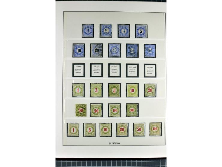 1850/2007, postfrische, ungebrauchte und gestempelte Sammlung mit allen Blocks, PAX, Dienst, Ämtern etc., oft in beiden Erhal