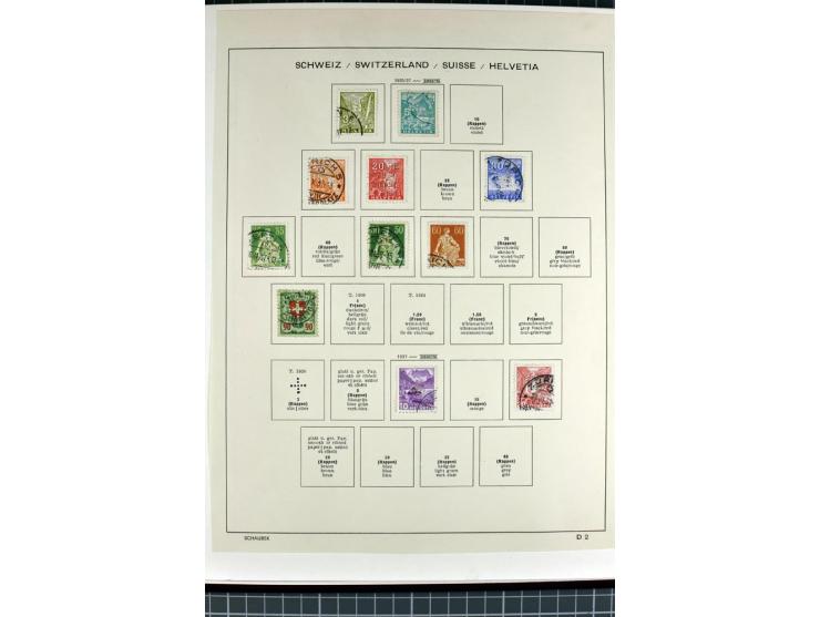 1850/2007, postfrische, ungebrauchte und gestempelte Sammlung mit allen Blocks, PAX, Dienst, Ämtern etc., oft in beiden Erhal