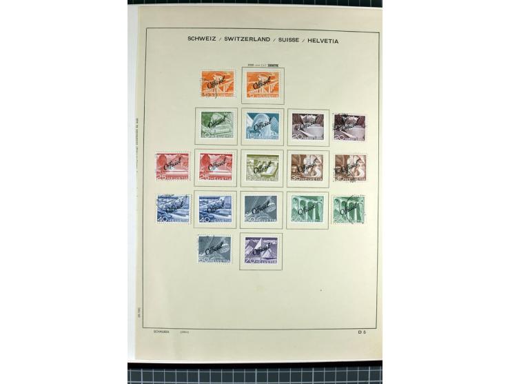 1850/2007, postfrische, ungebrauchte und gestempelte Sammlung mit allen Blocks, PAX, Dienst, Ämtern etc., oft in beiden Erhal