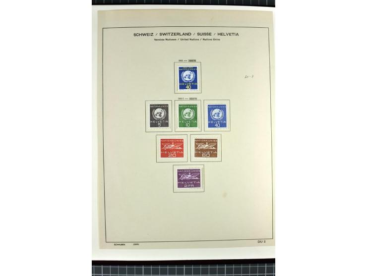 1850/2007, postfrische, ungebrauchte und gestempelte Sammlung mit allen Blocks, PAX, Dienst, Ämtern etc., oft in beiden Erhal