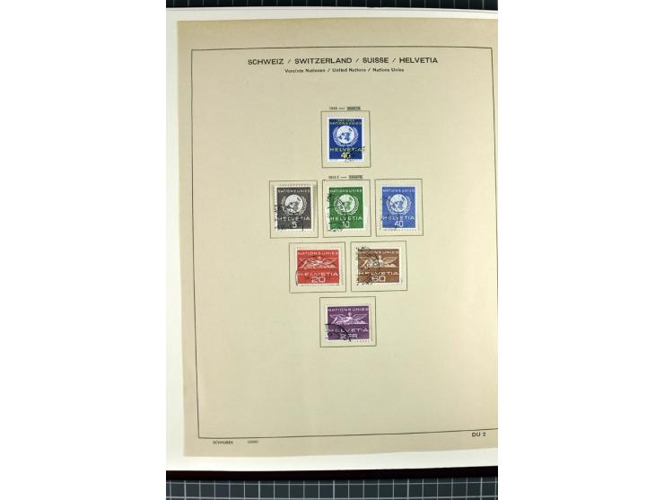 1850/2007, postfrische, ungebrauchte und gestempelte Sammlung mit allen Blocks, PAX, Dienst, Ämtern etc., oft in beiden Erhal