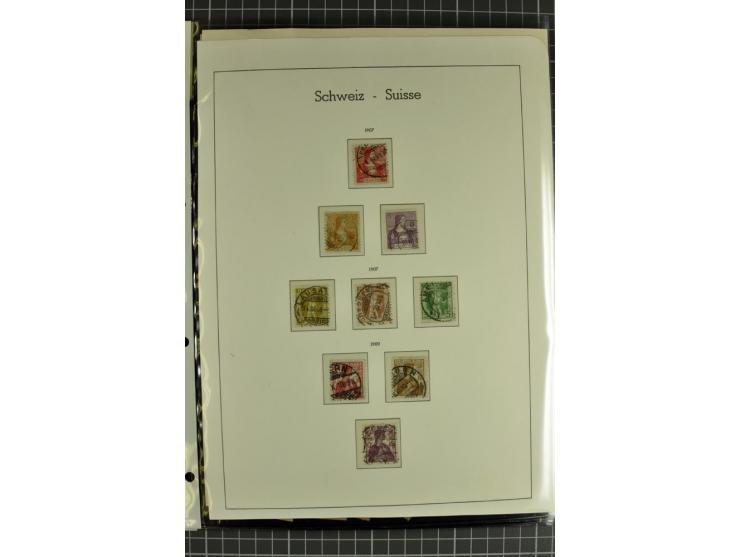 1850/2007, postfrische, ungebrauchte und gestempelte Sammlung mit allen Blocks, PAX, Dienst, Ämtern etc., oft in beiden Erhal