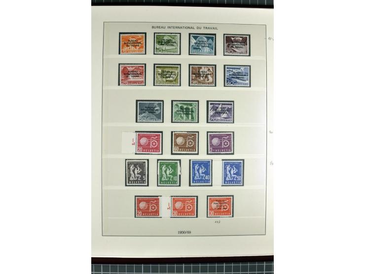 1850/2007, postfrische, ungebrauchte und gestempelte Sammlung mit allen Blocks, PAX, Dienst, Ämtern etc., oft in beiden Erhal