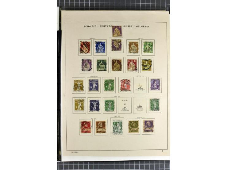 1850/2007, postfrische, ungebrauchte und gestempelte Sammlung mit allen Blocks, PAX, Dienst, Ämtern etc., oft in beiden Erhal
