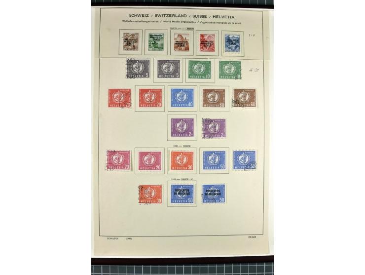 1850/2007, postfrische, ungebrauchte und gestempelte Sammlung mit allen Blocks, PAX, Dienst, Ämtern etc., oft in beiden Erhal