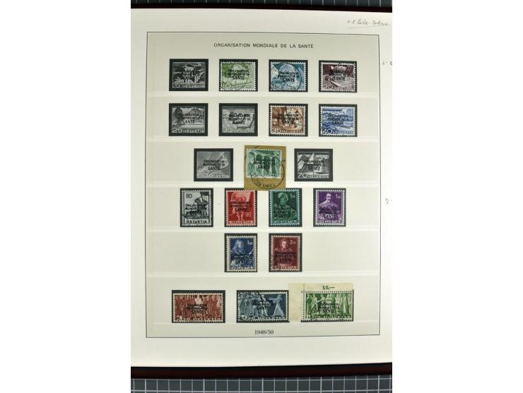 1850/2007, postfrische, ungebrauchte und gestempelte Sammlung mit allen Blocks, PAX, Dienst, Ämtern etc., oft in beiden Erhal