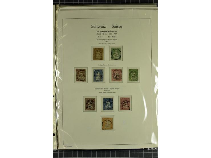 1850/2007, postfrische, ungebrauchte und gestempelte Sammlung mit allen Blocks, PAX, Dienst, Ämtern etc., oft in beiden Erhal