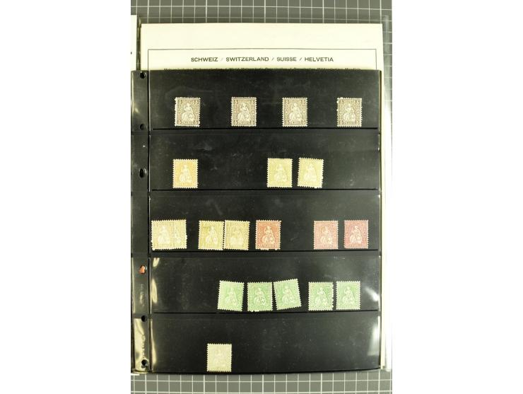 1850/2007, postfrische, ungebrauchte und gestempelte Sammlung mit allen Blocks, PAX, Dienst, Ämtern etc., oft in beiden Erhal