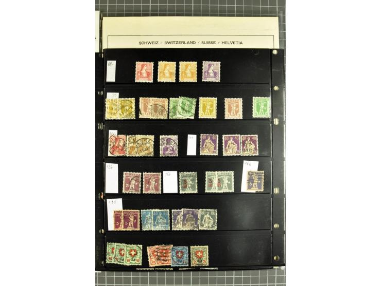 1850/2007, postfrische, ungebrauchte und gestempelte Sammlung mit allen Blocks, PAX, Dienst, Ämtern etc., oft in beiden Erhal