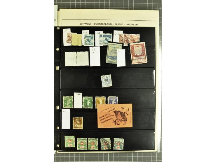 1850/2007, postfrische, ungebrauchte und gestempelte Sammlung mit allen Blocks, PAX, Dienst, Ämtern etc., oft in beiden Erhal