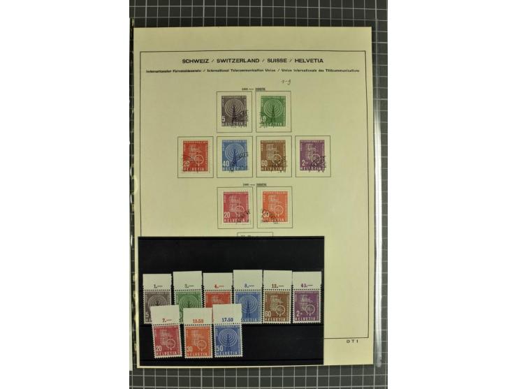 1850/2007, postfrische, ungebrauchte und gestempelte Sammlung mit allen Blocks, PAX, Dienst, Ämtern etc., oft in beiden Erhal