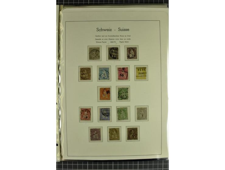 1850/2007, postfrische, ungebrauchte und gestempelte Sammlung mit allen Blocks, PAX, Dienst, Ämtern etc., oft in beiden Erhal