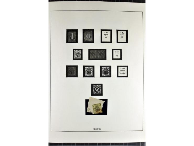 1850/2007, postfrische, ungebrauchte und gestempelte Sammlung mit allen Blocks, PAX, Dienst, Ämtern etc., oft in beiden Erhal
