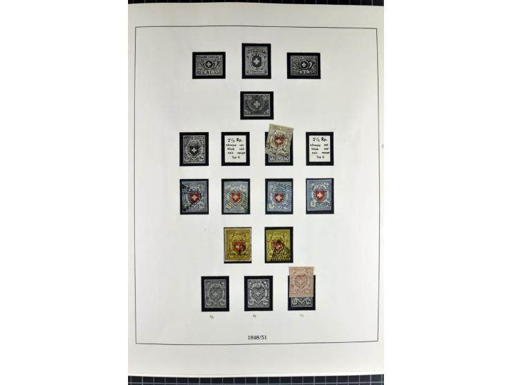 1850/2007, postfrische, ungebrauchte und gestempelte Sammlung mit allen Blocks, PAX, Dienst, Ämtern etc., oft in beiden Erhal