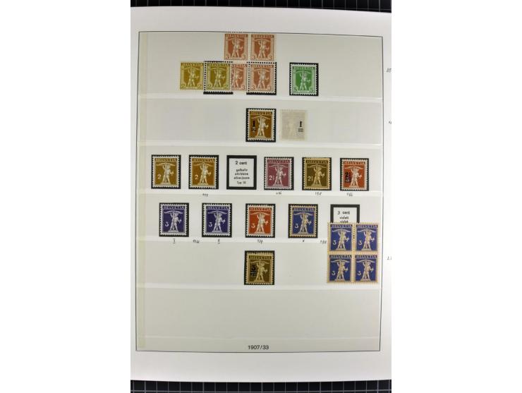 1850/2007, postfrische, ungebrauchte und gestempelte Sammlung mit allen Blocks, PAX, Dienst, Ämtern etc., oft in beiden Erhal