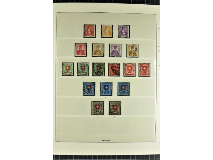 1850/2007, postfrische, ungebrauchte und gestempelte Sammlung mit allen Blocks, PAX, Dienst, Ämtern etc., oft in beiden Erhal