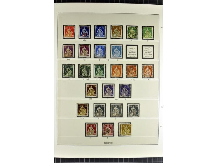1850/2007, postfrische, ungebrauchte und gestempelte Sammlung mit allen Blocks, PAX, Dienst, Ämtern etc., oft in beiden Erhal